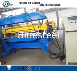 5 Ton manual Decoiler Logam Roofing Roll Forming Machine Glazed trapesium