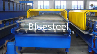 Manual Decoiler Metal Roofing Roll Forming Machine Glazed Trapesium 5 Ton