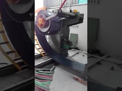 315t Menekan Punching Guard Rail Roll Forming Machine Gear Box Mengemudi Kontrol PLC