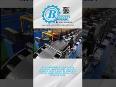 Pintu bergulir bentuk tabung segi delapan