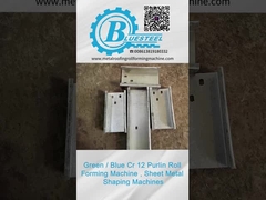 18-20 Stasiun C Purlin Forming Machine dengan Bahan Rol Baja 45 #