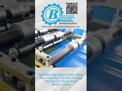 Metcoppo Tile Forming Machine dengan Cr12 Cutting Blade 15-20m/min Kecepatan