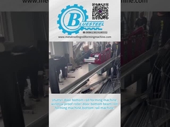 T Bagian Bagian Bawah Rail Pintu Mesin untuk roller shutter pintu membentuk mesin