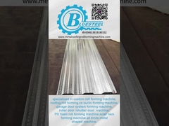 lantai Decking Roof Panel Roll Forming Machine, Metal Roof Sheet Roll Former Mesin