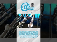 7.5KW Standing Seam roll forming Machine and Production Solution dengan 380V/50Hz/3Phase Voltage