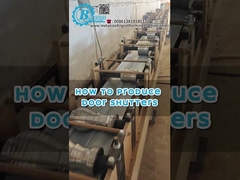Helical Gear Reducer Controlled Roller Shutter Door Machine dengan sensor fotoelektrik