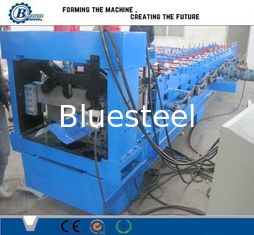 Chain Drive Ridge Cap Roll Forming Machine 380V/50Hz/3Phase 14-22 Stasiun