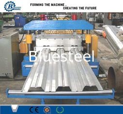 CE Persetujuan Hidrolik Forming Machine Baja Lantai Deck Roll Forming Mesin
