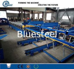 20-25m/min Roof Panel Roll Forming Machine dengan Cr12Mov Cutter dan 45 Steel Roller