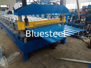 8 Ton Industri Steel Steel Roll Forming Machine Dengan Kontrol PLC