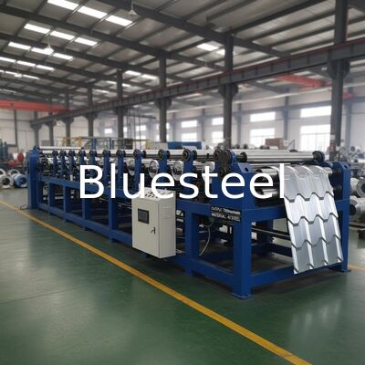 45# Mesin Membentuk Roof Panel Roller Material Steel dengan Cr12Mov Cutter dan PLC Control System