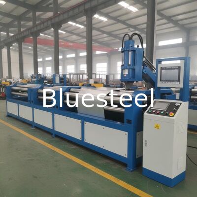 Hydraulic Cutting Metal Roofing Roll Forming Machine dengan 45 rol baja dan kontrol PLC untuk produksi lembaran atap presisi