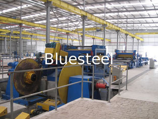 Precision Steel Cut To Length Line PLC Control System 1200mm Koil OD