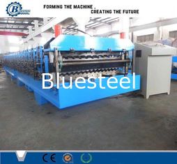 380V/3Phase/50Hz Voltage Double Layer Roll Forming Machine dengan 13-28 Stasiun
