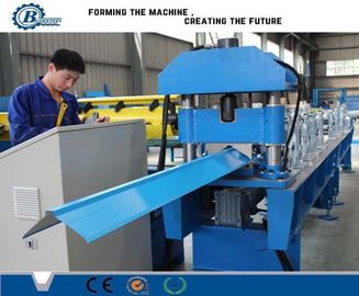 70mm Shaft Chain Drive Ridge Cap Roll Forming Machine