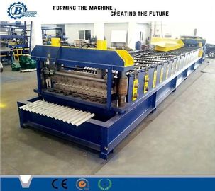 1000mm/1250mm Lebar Steel Roll Forming Machine Dikendalikan oleh Sistem PLC
