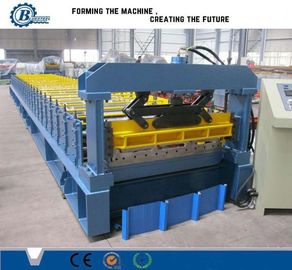 5T Berat Panel Atap Roll Forming Mesin untuk Produksi PLC Control System