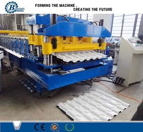 6m*1.5m*1.5m Mesin Membentuk Roll Tile dengan Sistem Pemotongan Hidraulik dan Listrik