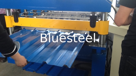 8 Ton Industri Steel Steel Roll Forming Machine Dengan Kontrol PLC