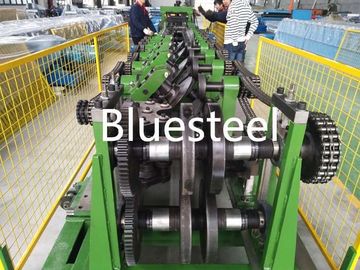 18-20 Stasiun C Purlin Forming Machine dengan Bahan Rol Baja 45 #
