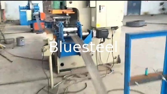 Pv Steel Purlin Hat Channel Roll Forming Machine Untuk Solar Mounting Brackets