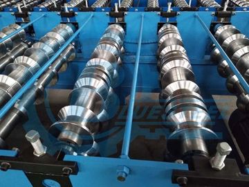 45 Steel Roller Metal Roofing Roll Forming Machine untuk ketebalan 0,3-0,8mm