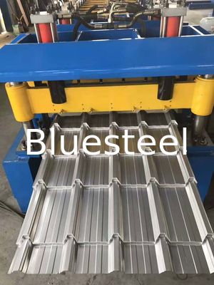 Mesin Pembentuk Atap Gulung Ubin Atap Tangga Trapezoidal Logam