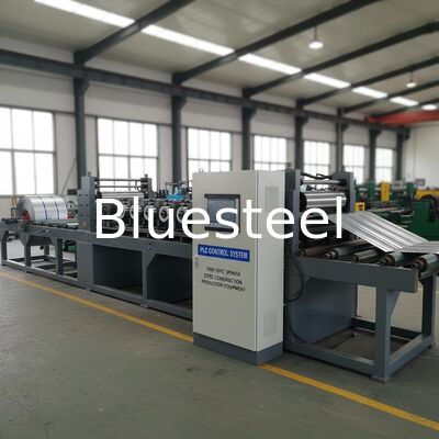 380V 50HZ 3Phase PLC Control Metal Roofing Roll Forming Machine dengan Ketebalan 0,3-0,8mm dan Kecepatan Forming 8-30m/min