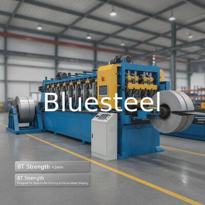 Mesin Roll Forming Gelombang dengan Akurasi Pemotongan ±2mm, Kekuatan 8T, dan Sistem Kontrol PLC untuk Pembentukan Logam yang Presisi
