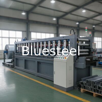 Mesin pembentuk gulung bergelombang dengan kecepatan 10-25m/menit untuk lembaran baja 0,3-0,8mm dan Omron Encoder
