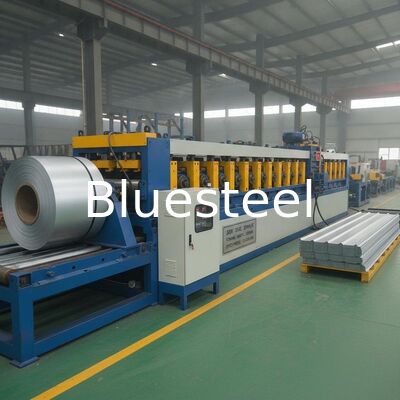Mesin Roll Forming Atap 380V 50HZ 3Phase dengan Lebar Pembentukan 1000mm dan Kecepatan Pembentukan 10-25m/menit untuk Produksi Lembaran Atap Industri
