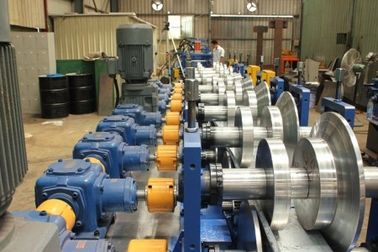 6000*1200*1500mm Purlin Roll Forming Machine dengan 18-20 Stasiun