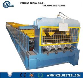 15-20m/min Speed Deck Floor Roll Forming Machine 4kw Tenaga hidrolik Pemotongan hidrolik
