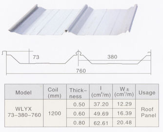 High Speed 8T Standing Seam Roll Forming Machine 45# Bahan Roller Baja