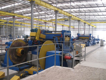 Precision Steel Cut To Length Line PLC Control System 1200mm Koil OD