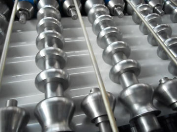 3kw Hidrolik motor Logam Corrugated Roofing Roll Forming Machine Dengan Sistem Kontrol Otomatis