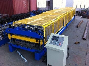 Mesin Pembentuk Baja Lapisan Ganda Hidrolik 3KW Dengan Rol Baja 45 #
