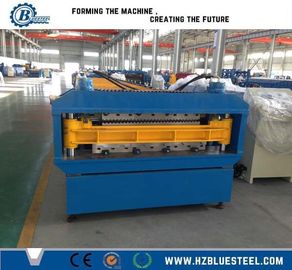 Mesin Pembentuk Baja Lapisan Ganda Hidrolik 3KW Dengan Rol Baja 45 #