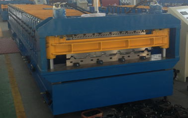 Mesin Pembentuk Baja Lapisan Ganda Hidrolik 3KW Dengan Rol Baja 45 #