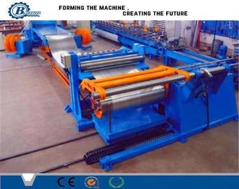 Precision 380V Power Slitting Line Shearing Line Dengan Berat Recoiler 25T Dan ID Recoiler 610mm