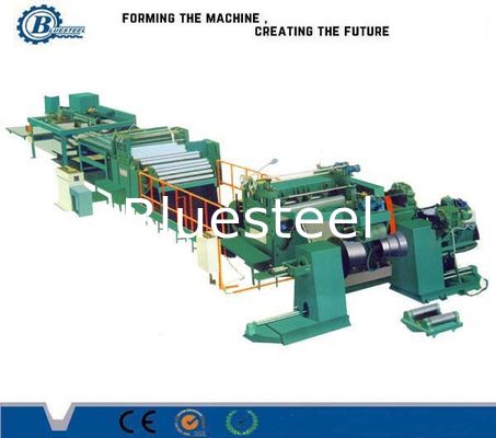 Kecepatan tinggi Lembar Atap Logam menggorok Baris / PLC Kontrol Stainless Steel menggorok Mesin