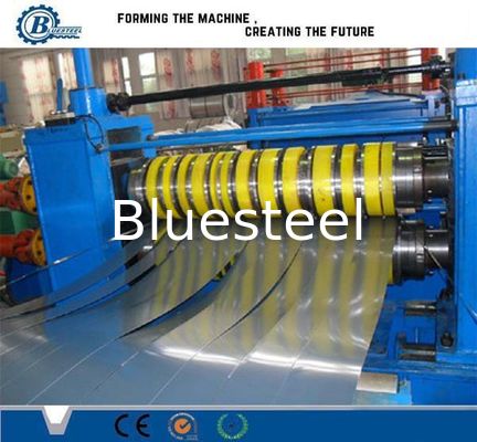 Hidrolik Aluminium Baja Coil menggorok Line, Rolled Sheet Metal menggorok Mesin